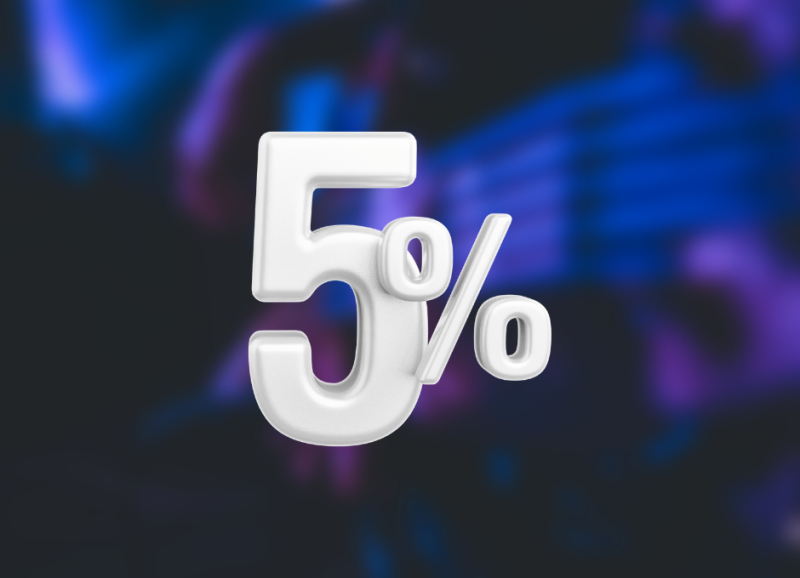 Кешбек 5%